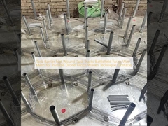 ตาข่ายกั้นรถถัง บาดแผลจากรถถัง สนามรบ เชือกป่าน ตาข่ายลวด สำหรับรั้วโดรนล่องหน เทคนิคการทอ สิ่งกีดขวาง