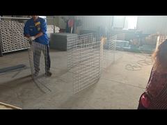 Gabion รอยปริมณฑลชุบสังกะสีสำหรับสิ่งกีดขวางการป้องกัน
