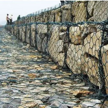 Seawall Coast Defense Gabions Cages Beachretaining Wall ป้องกันการกัดเซาะ