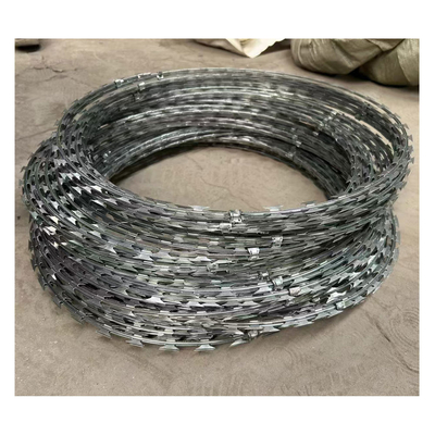 สายด้ายมีดโกนเรซอร์ Bto-22 Concertina Double Strand Razor Wire Mesh