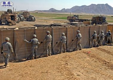 3X3 กำแพงป้องกันทรายทหาร Gabion กล่องออกแบบมิตร