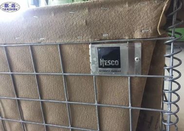 Hesco Sand Filled Barriers ปริมณฑลความปลอดภัย Hesco Bastion Concertainer