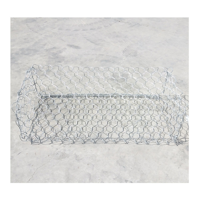 การควบคุมการกัดกร่อน Twisted Gabion Stone Cage 1mx1mx2m