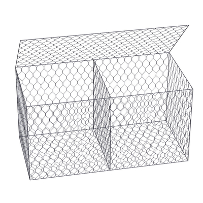 COC Gabion Fence Baskets ขนาดมาตรฐาน 2x1x1 M High Zinc Galvanized