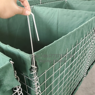 ความปลอดภัย สแตนเลส การป้องกัน Mesh กล่อง Gabion ป้องกันอุปสรรค