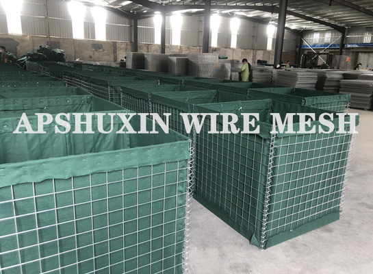 ขายร้อน ป้องกันอุปสรรค แผ่นดิน welded Gabion ป้องกันอุปสรรค หินกรง ถัง