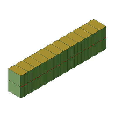 ป้องกันสนิม ป้องกันน้ําท่วม Weldered Hesco Barrier กล่อง Gabion สําหรับการป้องกัน
