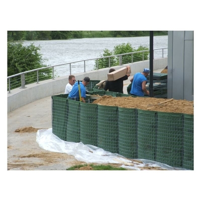 ขายร้อน ป้องกันอุปสรรค แผ่นดิน welded Gabion ป้องกันอุปสรรค หินกรง ถัง