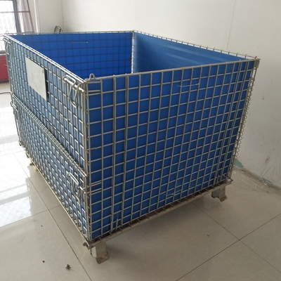 Oem แกลวนไซด์ Euro กระปุกกระปุก ถังสาย 1200 * 1000 * 890 ถังสาย Mesh ถังเก็บเก็บ