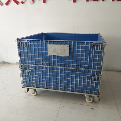 Oem แกลวนไซด์ Euro กระปุกกระปุก ถังสาย 1200 * 1000 * 890 ถังสาย Mesh ถังเก็บเก็บ