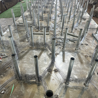 เครือข่ายไฟฟ้ากระบะที่กําหนดเอง Anti Tank Track Wrapping Wire Mesh
