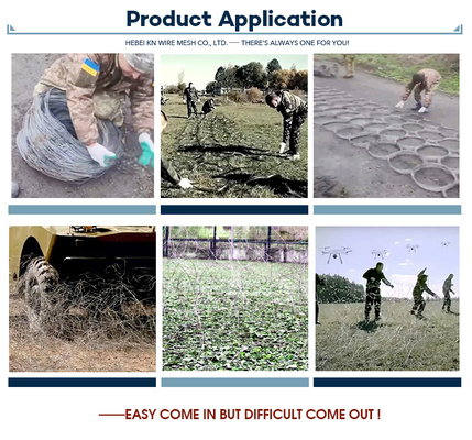 สาย Mesh ที่บ้านคุณภาพดีที่สุด Anti Tank Barrier สาย Mesh เป็นความปลอดภัย สาย Mesh เหล็กในรัสเซีย