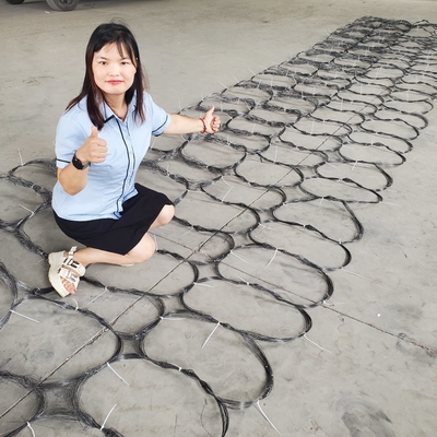 Ukranian Tank Winding Wire Mesh Tank Barrier Wire Mesh Security Tank Barrier Security Invisible Drone Net Fence Wire Obsta ความปลอดภัยของถัง