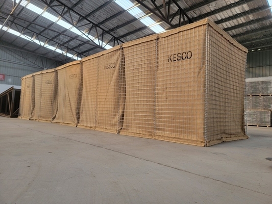 ป้องกันได้อย่างมีประสิทธิภาพ ทหาร Hesco Barrier ป้องกันปะการังสําหรับการยิง