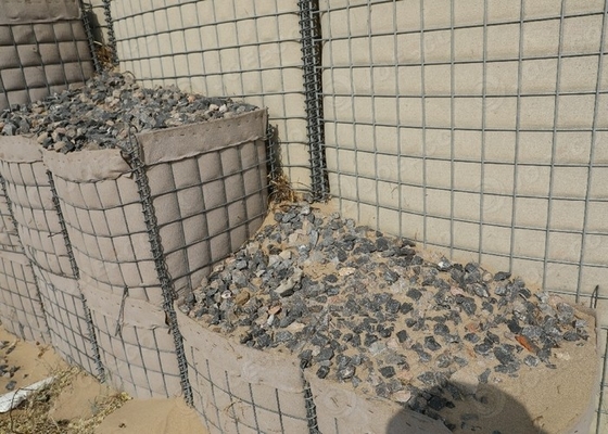 ป้องกันได้อย่างมีประสิทธิภาพ ทหาร Hesco Barrier ป้องกันปะการังสําหรับการยิง