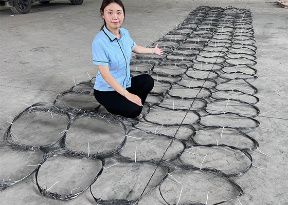 เครือข่ายที่มองไม่เห็น รั้ว ระบบป้องกันถัง สายด้ายอุปสรรค ความเห็นต่ํา