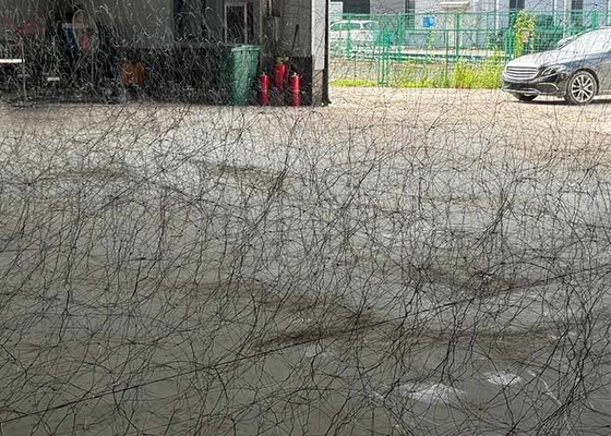 ถังลดความเคลื่อนไหว แปรงเหล็กแหลมแหลมขัดขวาง Mesh