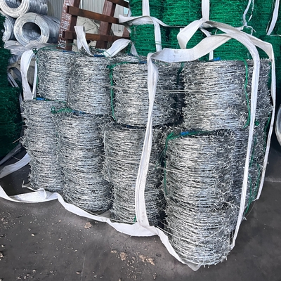 โรงงาน Hot Dip กระปุก สายด้ายเข้มสําหรับ Mesh เฟอร์ซิ่งความปลอดภัย 12.5 Gauge 18 Gauge PVC ผิวเหล็ก สายด้ายเข้ม
