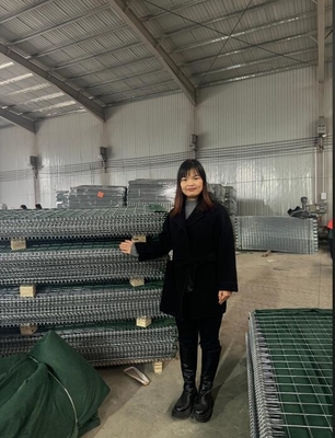 มิล 1 HESCO การป้องกันทหาร ทรายเต็มขั้ว หนักกลองกล่อง welded กําแพงที่มีใบรับรอง CE