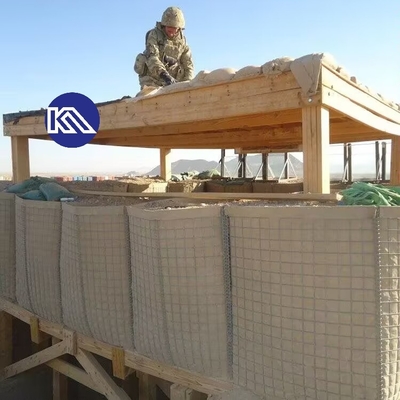 ป้องกันการกัดรังสลัดน้ําท่วม Gabion ป้องกันอุปกรณ์กั้น Blast Wall ง่ายที่จะติดตั้ง ป้องกันอุปกรณ์กั้น