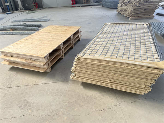 ป้องกันการกัดรังสลัดน้ําท่วม Gabion ป้องกันอุปกรณ์กั้น Blast Wall ง่ายที่จะติดตั้ง ป้องกันอุปกรณ์กั้น