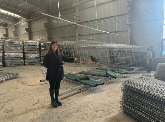4.0 มม ป้องกัน Hesco Bation ปกป้องถุงทรายสําหรับผนัง ปกป้องเขตคุ้มครองความปลอดภัย