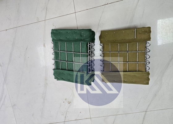 อิรักและอัฟกานิสถาน ป้องกันทางทหาร สายผสมผสาน Hesco ป้องกันด้วยผ้า Geotextile