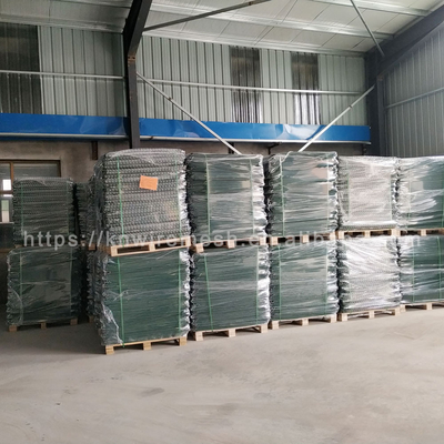 350 กรัมของอะลูมิเนียมซิงก์ วัสดุป้องกันอุปสรรค โลด กําแพง Gabion ด้วยทราย / แปลงเขียว
