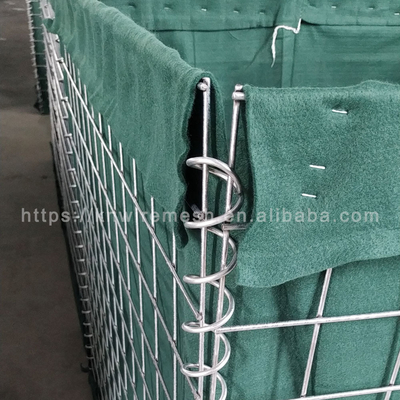 ทหารทรายที่เต็มไปด้วยทองเหลืองหนัก ปราสาทป้องกันห่วง Hesco บล็อสท์วอล์ด