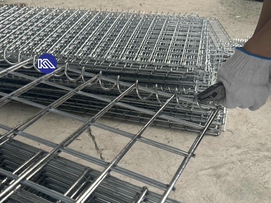 ป้องกันการกัดรังภาระภาระหนัก Gabion Barrier Galfan Coating Mi10 ป้องกันการกัดรังภาระภาระภาระสําหรับผนังรองรับฉุกเฉิน