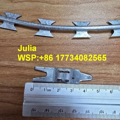 BTO 22 BTO 16 Galvanized Concertina Razor Blade Barbed Wire Coil For Secure Fence And Protection System Use