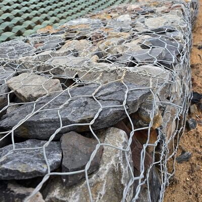 Heavy Duty Gabion Box Designed for Soil Stabilization Retaining Structures Flood Control and Civil Engineering Projects