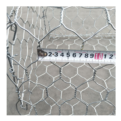 4x1x1m Metal Gabion Baskets ลวดตาข่ายชุบสังกะสีแบบจุ่มร้อน