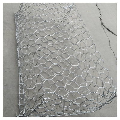 2x1x1m Slope Protection ทอ Gabions สังกะสี