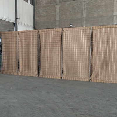 3.7 มม. Gabion Hesco Mil 7 กำแพงทรายทหารสำหรับการกัดเซาะชายฝั่ง