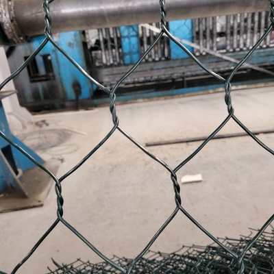 ตะกร้า Gabion ทอเคลือบสังกะสีป้องกันสนิม 2mx1mx1m Stone Filled Rock Protection