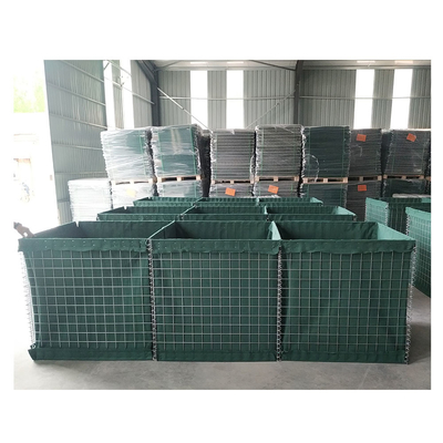 อุปสรรคการป้องกันลวดตาข่ายทหาร 5 มม. หนักสังกะสีใบรับรอง CE ISO9001