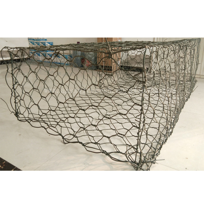 กล่องเกเบี้ยนเคลือบพีวีซีสำหรับงานหนัก ISO 10x12 ซม. ตะกร้าลวดตาข่ายเกเบี้ยน