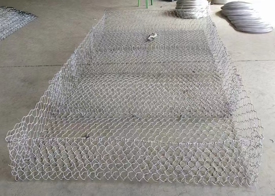 80x100mm 3mm สายเหล็กกระดาษ hexagonal กาบิออนกระเป๋า