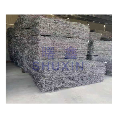 ตะแกรงเหล็กสาน  Gabion Box Retaining Wall Q195 Q235