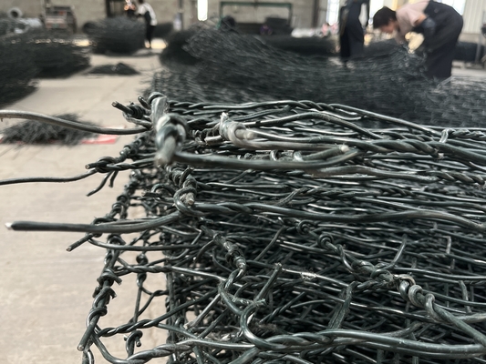 2m X 1m X 1m กล่องก๊าบิออนสําหรับการสร้างผนังหิน