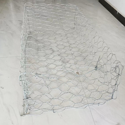 2*1*1 M พีวีซีเคลือบก๊าบิออนกระป๋องกรง Hexagonal ทนต่อการบด