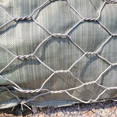 กระปุก 2.7 มิลลิเมตรกล่อง Gabion 2x1x1m 3x1x1m 80x100 มิลลิเมตร