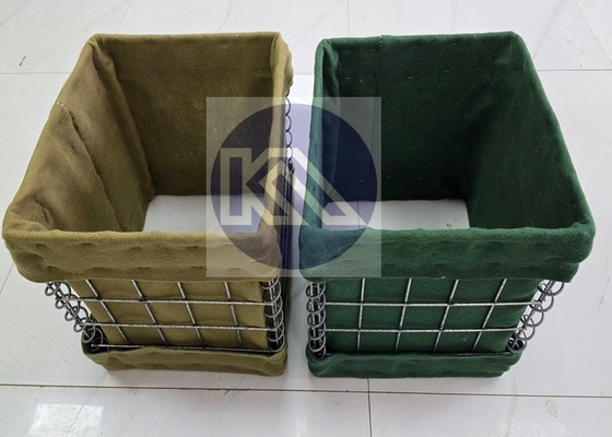 อิรักและอัฟกานิสถาน ป้องกันทางทหาร สายผสมผสาน Hesco ป้องกันด้วยผ้า Geotextile