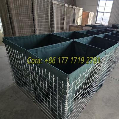 แอนติร็อสต์ 4.0 มิลลิเมตร กระปุก Weldered กล่อง Gabion กรอบผ้า Geotextile สําหรับอุปสรรคป้องกัน