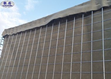 อุปสรรคน้ำท่วมทหารตาข่าย Gabion กล่องหน่วยกู้คืนได้รับประกัน 3 ปี