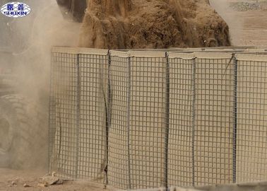 กล่องลวดตาข่ายกำแพงทหาร Gabion กล่องสำหรับกองทัพ