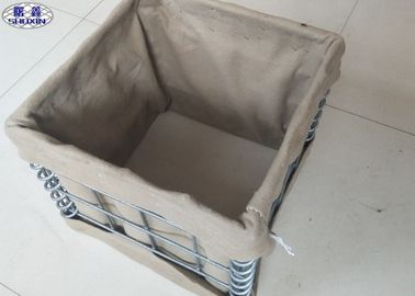 กล่องทหาร Gabion Hesco ป้องกันอุปสรรคลวดเหล็กวัสดุรับประกัน 3 ปี
