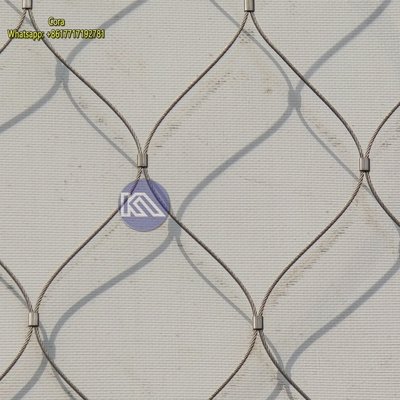 316L ความแข็งแกร่งสูง สแตนเลส สายใยสาย Anti-drone Net สําหรับการรักษาความปลอดภัยชายแดนทหาร