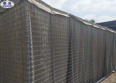 กำแพงทรายทหาร HESCO กั้นกำแพงป้องกันสำหรับสหประชาชาติ